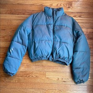Women's Teal  Puffer Jacket